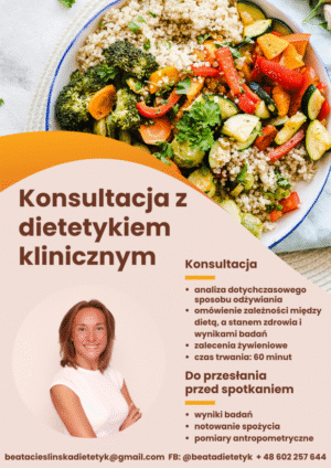 Konsultacja z dietetykiem klinicznym (60 minut)